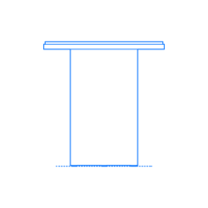 Furniture Side Tables End Tables Blu Dot Plateau Table Side Outline Icon Svg Set, Free Vectors File